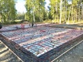 Foundation with radiant heat ready for concrete