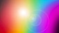 Radiant light blooms across a vibrant, multicolored gradient, creating an ethereal and mesmerizing abstract design with a unique Royalty Free Stock Photo