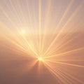 Radiant light bursts from a central point, creating a dramatic display of sun rays Royalty Free Stock Photo