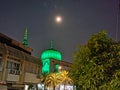 Radiant moon in the middle of Ramadan.