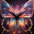 A radiant, nebula-born butterfly with wings that are gateways to distant dimensions5