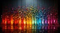 Radiant Rainbows: A Colorful Cascade