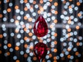 Radiant ruby gems Royalty Free Stock Photo