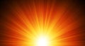 Radiant Sunrise Burst - Abstract Background Royalty Free Stock Photo