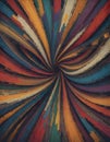 Radiant Swirls of Warm Colors in Abstract Artwork, Capturing Motion and Energy, Generative AI