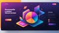 Radiant Symphony: UI UX Landing Page Brilliance. AI generate