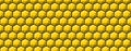 Radiant yellow hexagonal gem pattern a dazzling seamless background design for luxury Royalty Free Stock Photo