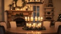 Radiating elegance and ambiance this contemporary candle chandelier creates a romantic atmosphere. 2d flat cartoon