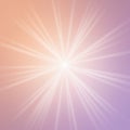 Radiating light beams emanate from a central white point, spreading outward in a Royalty Free Stock Photo