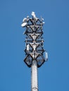 Radiation electrosmog at the radio tower