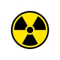 Radiation hazard sign symbol