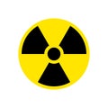 Radiation hazard sign symbol