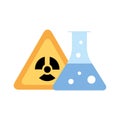 Radiation hazard test tube chemistry