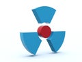Radiation icon Royalty Free Stock Photo