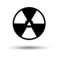 Radiation Icon Royalty Free Stock Photo