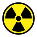 Radiation - Round Sign Royalty Free Stock Photo