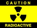 Radiation sign Royalty Free Stock Photo