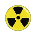 Radiation warning Royalty Free Stock Photo