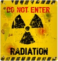 Radiation warning,