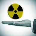 Radiation warning symbol Royalty Free Stock Photo