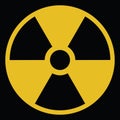 Radiation Warning Symbol 2 Royalty Free Stock Photo