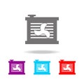 Radiator fan icon. Elements of car repair multi colored icons. Premium quality graphic design icon. Simple icon for websites, web