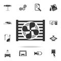 radiator icon. Detailed set of car repear icons. Premium quality graphic design icon. One of the collection icons for websites, we