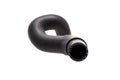 Radiator pipe made of black hard rubber new car spare part. Royalty Free Stock Photo