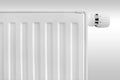 radiator thermostat set Royalty Free Stock Photo