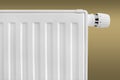 Radiator thermostat set Royalty Free Stock Photo