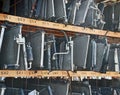 Radiators and AC Condensers At a Junkyard Royalty Free Stock Photo