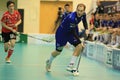 Radim Polasek - in floorball Royalty Free Stock Photo