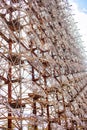 Radio antenna Duga-2 in the Chernobyl zone Royalty Free Stock Photo