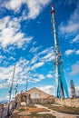 Radio antenna on the mountain Srd at Dubrovnik