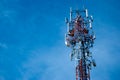 Radio antenna tower Royalty Free Stock Photo