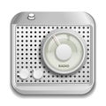 Radio app icon Royalty Free Stock Photo