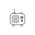 radio apparatus icon. Element of media and news for mobile concept and web apps. Detailed radio apparatus icon can be used for web