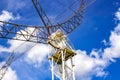 Radio astronomy antenna DKR-1000 in Pushchino Royalty Free Stock Photo