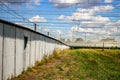 Radio astronomy antenna in Pushchino Royalty Free Stock Photo