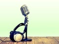 Radio broadcasting Royalty Free Stock Photo