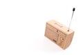 Radio cardboard Royalty Free Stock Photo