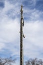 Radio and cellphone mast on the Oelberg. Royalty Free Stock Photo