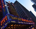 Radio City Music Hall building at night Royalty Free Stock Photo