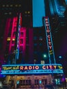 Radio City Music Hall in Rockefeller Center (NYC). Royalty Free Stock Photo