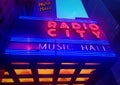 Radio City Music Hall sign