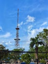 radio communication tower Royalty Free Stock Photo