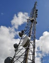 Radio Communications Tower Royalty Free Stock Photo