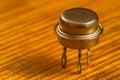 Radio component transistor. Royalty Free Stock Photo