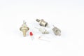 Radio components, vintage, diodes, controlled thyristors LEDs