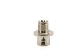 Radio connector on white isolate Royalty Free Stock Photo